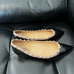 Valentino rockstud flats